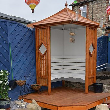 Shire Arbours Shire Pressure Treated Corner Arbour Shire Pressure Treated Corner Arbour