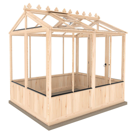 Shire Greenhouse Shire Holkham 6 x 8 Wooden Greenhouse Shire Holkham 6 x 8 Wooden Greenhouse