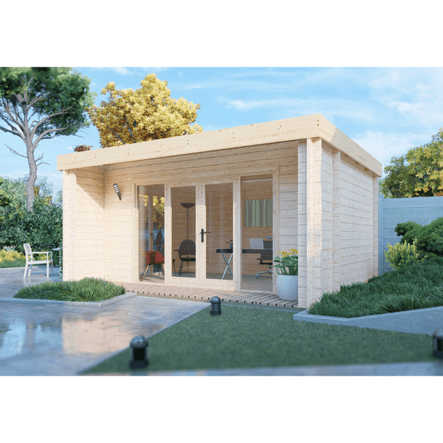 Shire Log Cabin Shire Nuuk 16 x 13 44mm Log Cabin Shire Nuuk 16 x 13 44mm Log Cabin