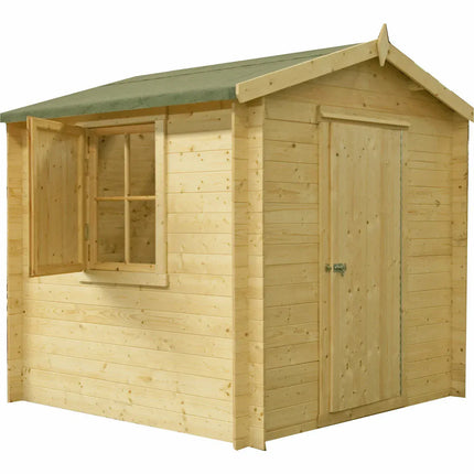 Shire Log Cabins Shire Camelot 7 x 7 19mm Log Cabin Shire Camelot 7 x 7 19mm Log Cabin