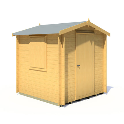 Shire Log Cabins Shire Camelot 7 x 7 19mm Log Cabin Shire Camelot 7 x 7 19mm Log Cabin