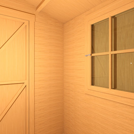 Shire Log Cabins Shire Camelot 7 x 7 19mm Log Cabin Shire Camelot 7 x 7 19mm Log Cabin