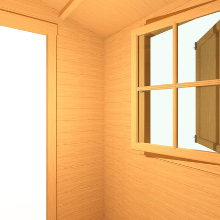 Shire Log Cabins Shire Camelot 7 x 7 19mm Log Cabin Shire Camelot 7 x 7 19mm Log Cabin