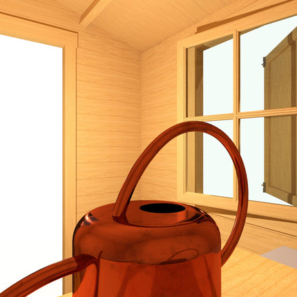 Shire Log Cabins Shire Camelot 7 x 7 19mm Log Cabin Shire Camelot 7 x 7 19mm Log Cabin