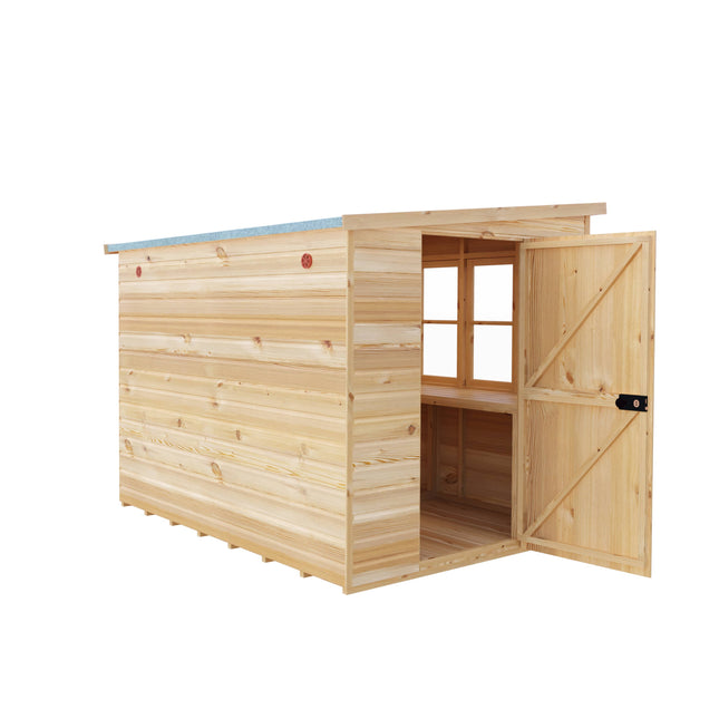 Shire Potting Sheds No Installation / Left-Hand Door Shire 8x6 Sun Pent Potting Shed SUNP0806DSL-1SA Shire 8x6 Sun Pent Potting Shed 5019804122004