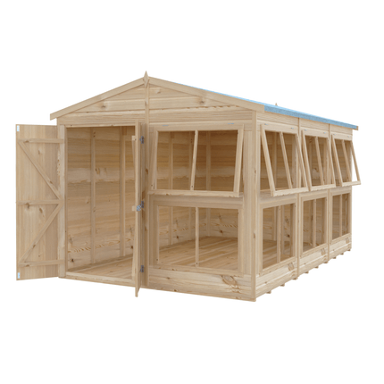 Shire Potting Sheds Shire Sun Hut 8 x 12 Potting Shed Shire Sun Hut 8 x 12 Potting Shed