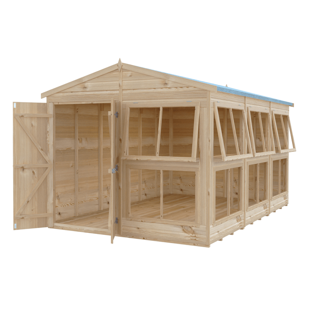 Shire Potting Sheds Shire Sun Hut 8 x 12 Potting Shed Shire Sun Hut 8 x 12 Potting Shed