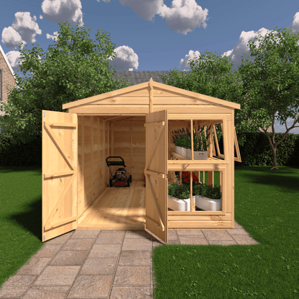 Shire Potting Sheds Shire Sun Hut 8 x 12 Potting Shed Shire Sun Hut 8 x 12 Potting Shed