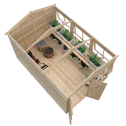 Shire Potting Sheds Shire Sun Hut 8 x 12 Potting Shed Shire Sun Hut 8 x 12 Potting Shed
