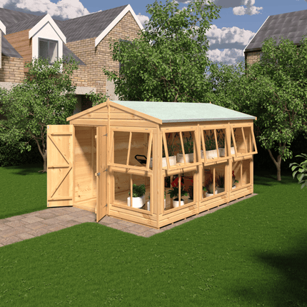 Shire Potting Sheds Shire Sun Hut 8 x 12 Potting Shed Shire Sun Hut 8 x 12 Potting Shed