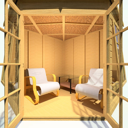 Shire Summerhouse Shire Hampton 7x7 Corner Summerhouse