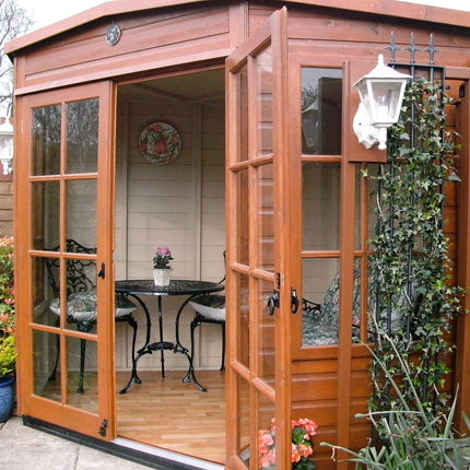 Shire Summerhouse Shire Hampton 7x7 Corner Summerhouse