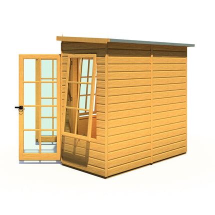 Shire Summerhouse Shire Hampton 7x7 Corner Summerhouse