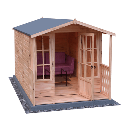 Shire Summerhouses Shire Badminton 7 x 10 Summerhouse with Verandah Shire Badminton 7 x 10 Summerhouse with Verandah