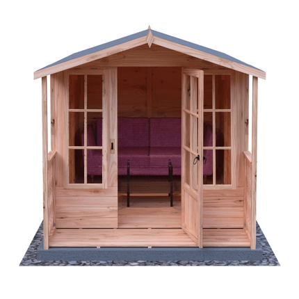 Shire Summerhouses Shire Badminton 7 x 10 Summerhouse with Verandah Shire Badminton 7 x 10 Summerhouse with Verandah