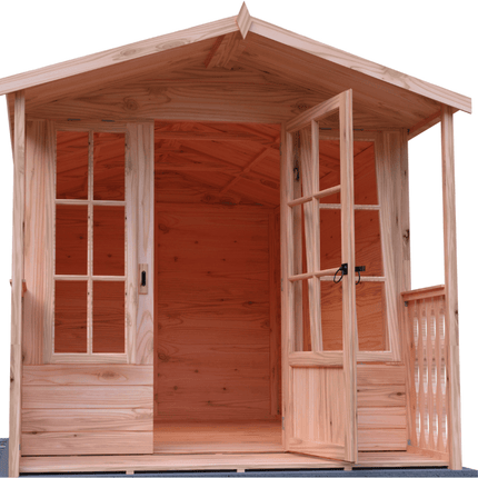 Shire Summerhouses Shire Badminton 7 x 10 Summerhouse with Verandah Shire Badminton 7 x 10 Summerhouse with Verandah