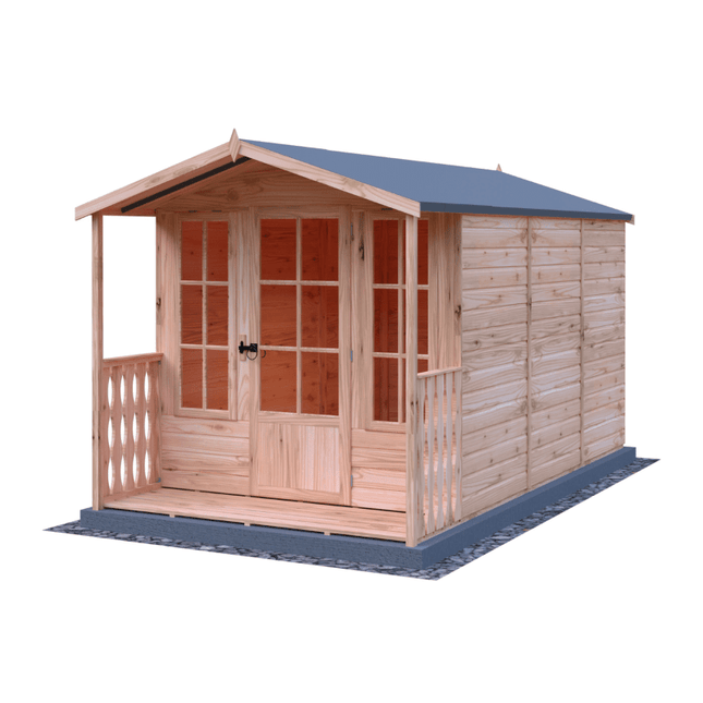 Shire Summerhouses Shire Badminton 7 x 10 Summerhouse with Verandah Shire Badminton 7 x 10 Summerhouse with Verandah