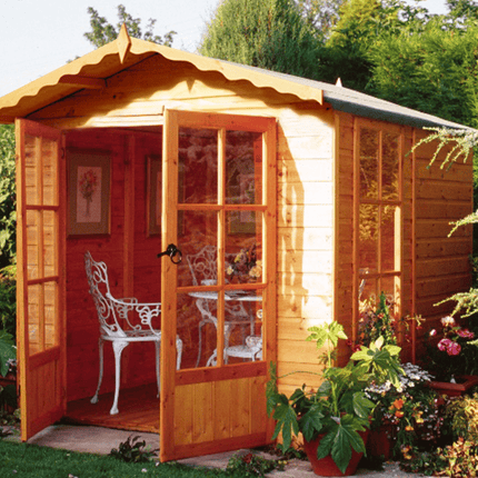 Shire Summerhouses Shire Buckingham 7 x 7 Wooden Summerhouse Shire Buckingham 7 x 7 Wooden Summerhouse