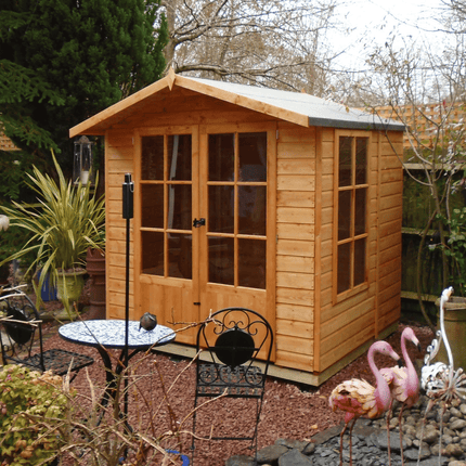 Shire Summerhouses Shire Buckingham 7 x 7 Wooden Summerhouse Shire Buckingham 7 x 7 Wooden Summerhouse