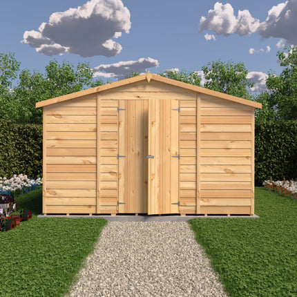 Shire Wooden Shed Shire Overlap Double Door Shed - 10x15ft Shire Overlap Double Door Shed - 10x15ft