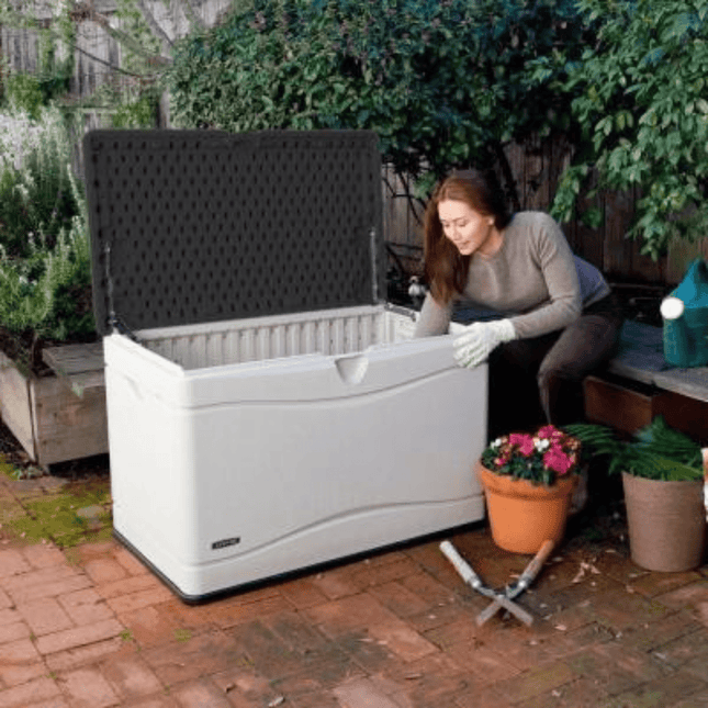 Store More 91cm / 61cm / 66cm Lifetime 300 Litre Plastic Outdoor Storage Box LFT BOX S 60103 5055280416411
