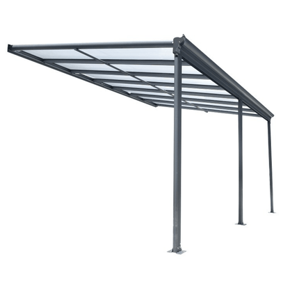 Store More Carport Kingston 10x14ft Wide Lean To Carport Patio Cover LT1014 5055280406870