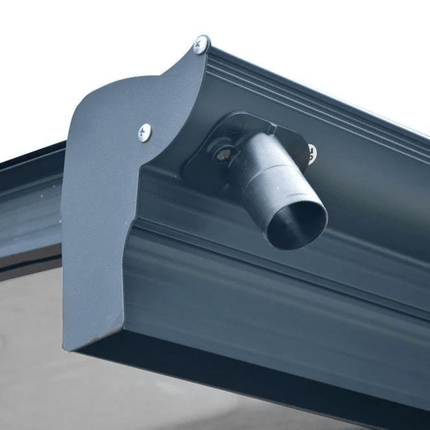 Store More Carport Kingston 10x16ft Aluminium Curved Carport CPT1016 5055280406900