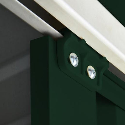 Store More Metal Shed Globel 10 x 8 Metal Apex Shed - Heritage Green LOTUS108 HG Globel 10 x 8 Metal Apex Shed - Heritage Green 5055280414226