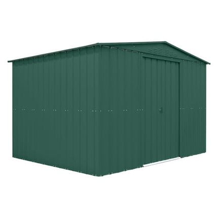 Store More Metal Shed Globel 10 x 8 Metal Apex Shed - Heritage Green LOTUS108 HG Globel 10 x 8 Metal Apex Shed - Heritage Green 5055280414226