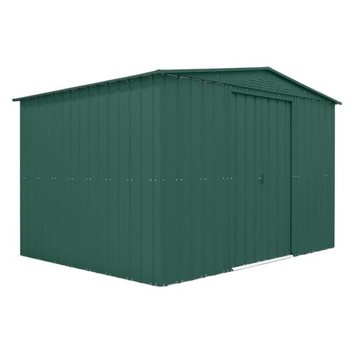 Store More Metal Shed Globel 10 x 8 Metal Apex Shed - Heritage Green LOTUS108 HG Globel 10 x 8 Metal Apex Shed - Heritage Green 5055280414226