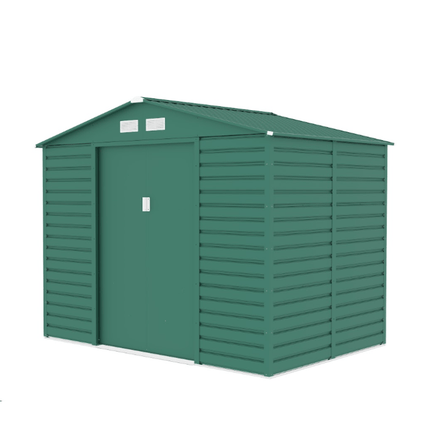 Store More Metal Shed Lotus 9 x 6 Hypnos Apex Metal Shed - Green L-9x6-Hypnos-Green Lotus 9 x 6 Hypnos Apex Metal Shed - Green 5055280416794