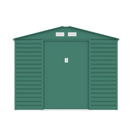 Store More Metal Shed Lotus 9 x 6 Hypnos Apex Metal Shed - Green L-9x6-Hypnos-Green Lotus 9 x 6 Hypnos Apex Metal Shed - Green 5055280416794