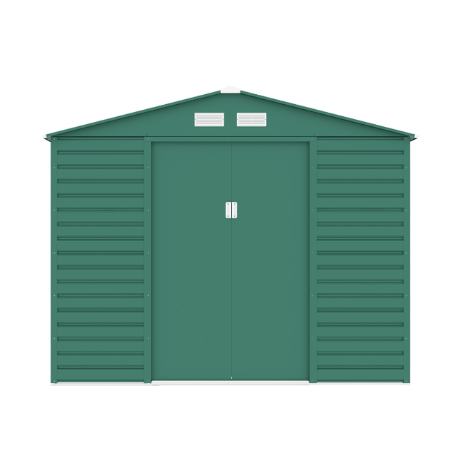 Store More Metal Shed Lotus 9 x 6 Hypnos Apex Metal Shed - Green L-9x6-Hypnos-Green Lotus 9 x 6 Hypnos Apex Metal Shed - Green 5055280416794