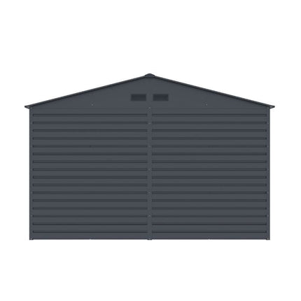 Store More Metal Shed Lotus Hypnos 11 x 10.5 ft Apex Metal Shed - Grey LO-HYP-A1110-G Lotus Hypnos 11 x 10.5 ft Apex Metal Shed - Grey 5055280416749