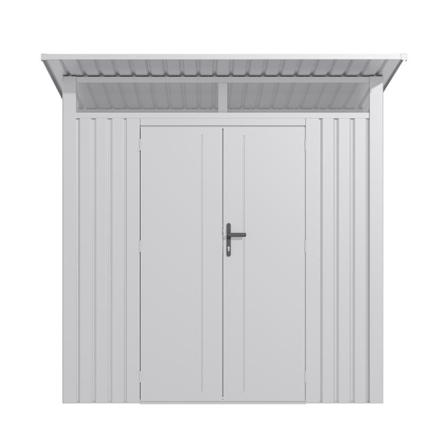 Store More Metal Sheds Lotus Minos 7 x 6 Pent Aluminium Metal Shed - White Lo-MINOS-76-PS Lotus Minos 7 x 6 Pent Aluminium Metal Shed - White 5055280416848