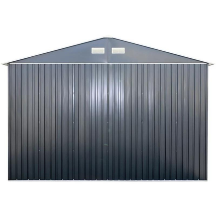 Store More Metal Sheds Sapphire 12x20ft Olympian Fronted Apex Metal Garage OLYMP1220 Sapphire 12x20ft Olympian Fronted Apex Metal Garage 5055280416640