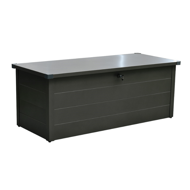 Store More Metal Storage Falcon 550L Heavy Duty Metal Cushion Storage Box 165 - Dark Grey FALCON SB165 PB-BA3 Falcon 550L Heavy Duty Metal Cushion Storage Box 165 - Dark Grey 5060311199652
