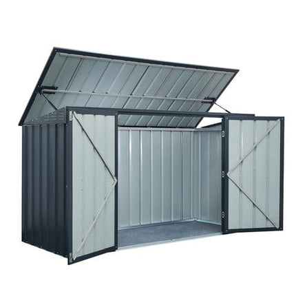 Store More Metal Storage Globel 8x3ft Metal Bin Store - Triple Bin LOTUS83BIN AG 5060311199751