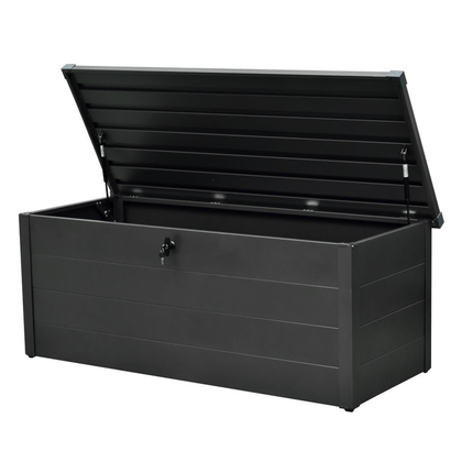 Store More Metal Storage Store More Falcon 500L Garden Storage Box - Dark Grey FALCON SB165 PB-BA3 5060311199652