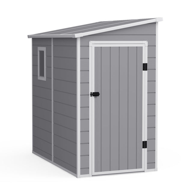Store More Plastic Shed Store More Lotus Veritas 6x4 Lean To Pent Plastic Shed 30025 5055280416664