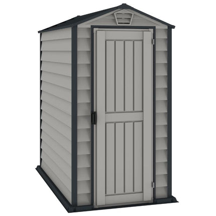 Store More Plastic Shed Store More Saffron Apex Plus 4x6 Vinyl Shed 30443 5055715940061