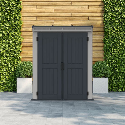 Store More Plastic Shed Store More Saffron Pent Plus 5x3 Vinyl Shed 30442 5055715940078