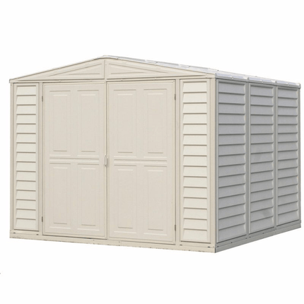 Store More Plastic Sheds Saffron 8x8ft Vinyl Shed with Foundation Kit SAFFRON 8x8 Saffron 8x8ft Vinyl Shed with Foundation Kit 5055715944083