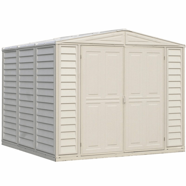 Store More Plastic Sheds Saffron 8x8ft Vinyl Shed with Foundation Kit SAFFRON 8x8 Saffron 8x8ft Vinyl Shed with Foundation Kit 5055715944083