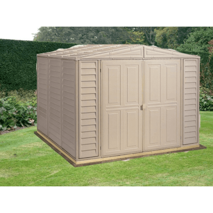 Store More Plastic Sheds Saffron 8x8ft Vinyl Shed with Foundation Kit SAFFRON 8x8 Saffron 8x8ft Vinyl Shed with Foundation Kit 5055715944083