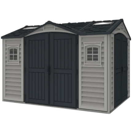 Store More Plastic Sheds Saffron Apex Plus 10.5x8ft Vinyl Shed Saffron-AP-105x8 Saffron Apex Plus 10.5x8ft Vinyl Shed 5055715944052