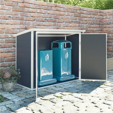 Store More Plastic Storage Jasmine 6x3ft Plastic Storage Unit with Foundation Kit JASMINE 6x3 STORAGE 5055280412925