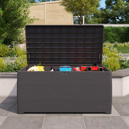 Store More Plastic Storage Saffron Cedargrain Durabox 416 Litre Plastic Storage Box SAFFRON DURABOX Saffron Cedargrain Durabox 416 Litre Plastic Storage Box 5055715942805