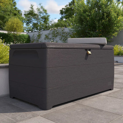 Store More Plastic Storage Saffron Cedargrain Durabox 416 Litre Plastic Storage Box SAFFRON DURABOX Saffron Cedargrain Durabox 416 Litre Plastic Storage Box 5055715942805