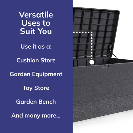 Store More Plastic Storage Saffron Cedargrain Durabox 416 Litre Plastic Storage Box SAFFRON DURABOX Saffron Cedargrain Durabox 416 Litre Plastic Storage Box 5055715942805